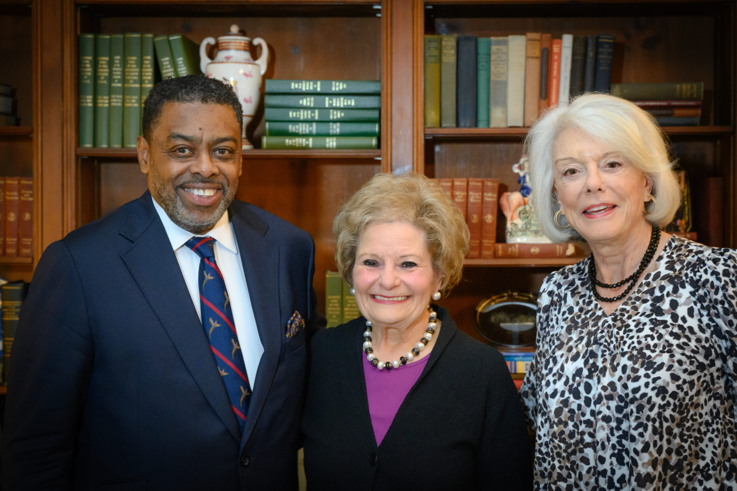 Chancellor Gilliam and Betsy Oakley with Jeanne Tannenbaum